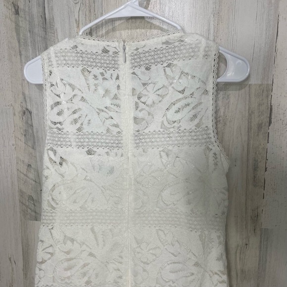 Lauren Ralph Lauren White Lace Eyelet Dress Lined size 6 NWT Coastal‎ Cowgirl - Picture 9 of 10